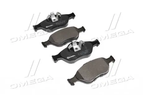 Колодка тормозов. диск. FORD FIESTA, FUSION, MAZDA 2 передн. (выр-во) BREMBO P 24 055
