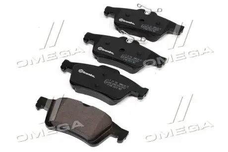 Колодка тормозов. диск. FORD C-MAX, FOCUS, CITROEN C5 задн. (выр-во) BREMBO P 24 148