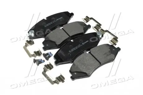 Колодки тормозные дисковые BREMBO P44022