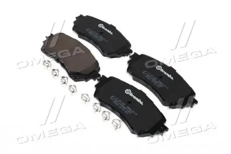 Колодки тормозные дисковые (комплект 4 шт) BREMBO P49048