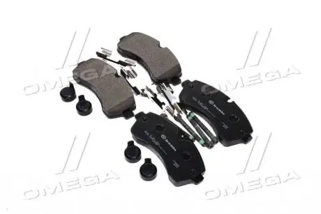 Колодка тормозов. диск. MB SPRINTER передн. (выр-во) BREMBO P 50 059