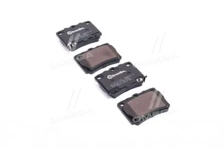 Колодка тормозов. диск. MITSUBISHI PAJERO II (V2_W, V4_W) задн. (выр-во) BREMBO P 54 026