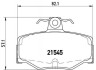 Комплект гальмівних колодок з 4 шт. дисків BREMBO P56024 (фото 1)