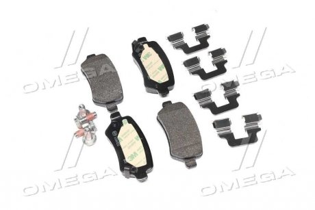 Колодка тормозов. диск. OPEL ASTRA G задн. (выр-во) BREMBO P 59 038