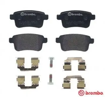 Колодки тормозные дисковые (комплект 4 шт) BREMBO P68043