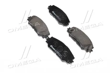 Колодки тормозные дисковые (комплект 4 шт) BREMBO P83082