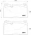 Комплект гальмівних колодок з 4 шт. дисків BREMBO P85123 (фото 1)