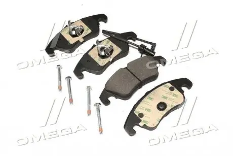 Колодка тормозов. диск. AUDI A6 передн. (выр-во) BREMBO P 85 145