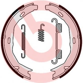 Тормозные колодки барабаны BREMBO S50522 (фото 1)