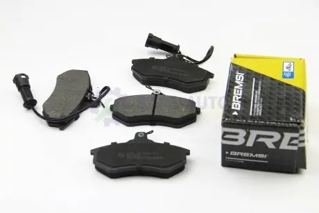Тормозные колодки пер. Audi 80/90 84-87 (TRW) (118,9x69,5x16,3) BREMSI BP2644