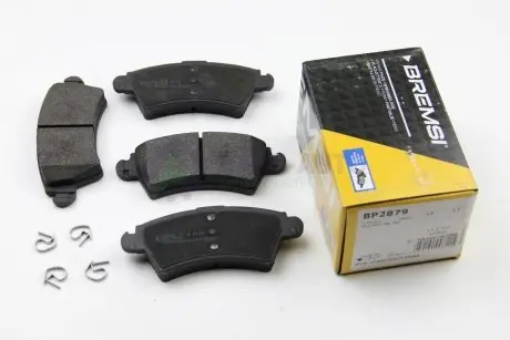 Гальмівні колодки пер. Peugeot 206/306 94- (Bosch) (130,9x52,2x18) BREMSI BP2879