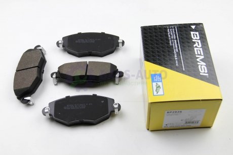 Тормозные колодки пер. Mondeo III/Jaguar X-TYPE 00- (Bosch) BREMSI BP2926 (фото 1)