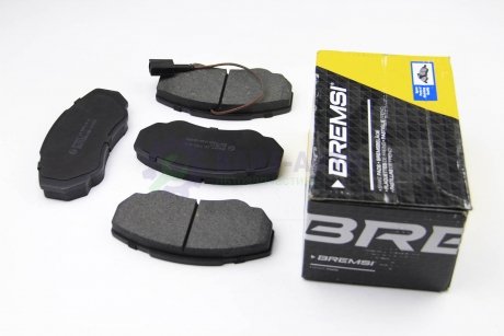 Тормозные колодки пер. Ducato/Jumper/Boxer 02-06 (1.4t) BREMSI BP2997 (фото 1)