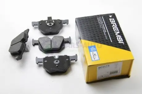 Тормозные колодки зад. BMW 3(E90)/5(E60) (ATE) (122x58,2x17) BREMSI BP3173