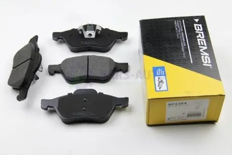 Тормозные колодки пер. Renault Megane/Scenic/Clio 02-(ATE) BREMSI BP3264