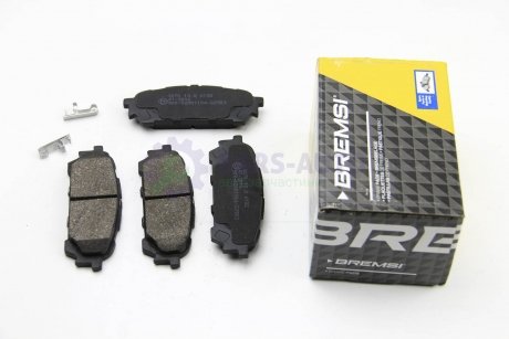 Гальмівні колодки зад. Subaru Impreza 00- (akebono) BREMSI BP3270