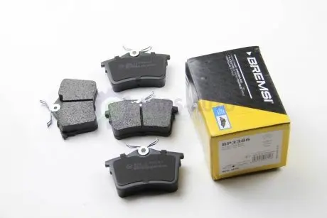Тормозные колодки зад. Berlingo/Partner 08- BREMSI BP3386