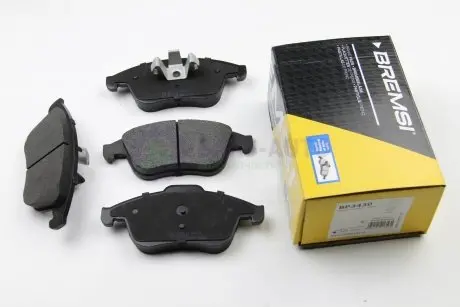 Тормозные колодки пер. Renault Laguna 07-/Megane 12-(ATE) (155,3x63x18) BREMSI BP3430