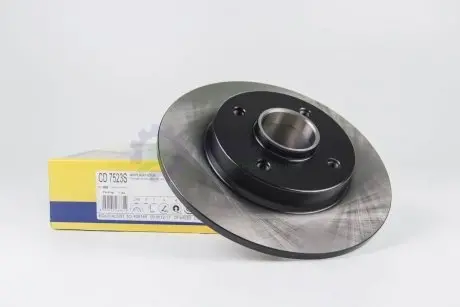 Гальмівний диск зад. Citroen C4/Peugeot 207/307/308 00- (249x9) (без підшипника) BREMSI CD7523S