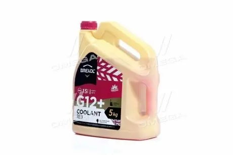 Антифриз RED G12+ Antifreeze (красный) 5kg BREXOL Antf-012