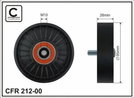 Ролик пасу CAFFARO 212-00