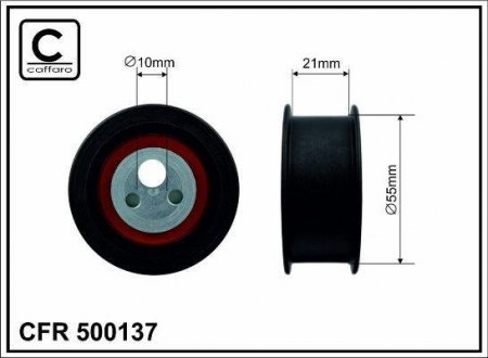 Натяжной ролик, ремень ГРМ CAFFARO 500137