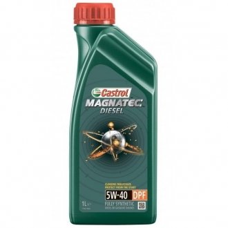 Масло ДВС 5W-40 MAGNATEC DIESEL DPF API SN/CF, ACEA C3, GM dexos2, 1л, синт. CASTROL 1502B8