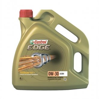 Масло моторн. EDGE 0W-30 A3/B4 (Канистра 4л) CASTROL 15334C