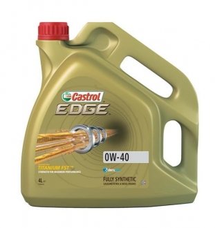 Олива моторна EDGE 0W-40 А3/В4 (Каністра 4л) CASTROL 15338F (фото 1)