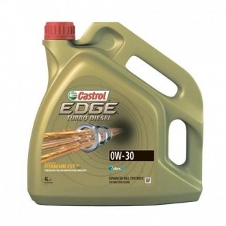 Олива моторна EDGE 0W-30 TURBO DIESEL (Каністра 4л) CASTROL 157E5C (фото 1)