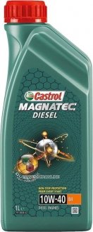 Олива моторна Magnatec Diesel 10w-40 B4 (Каністра 1л) CASTROL 15CA2A