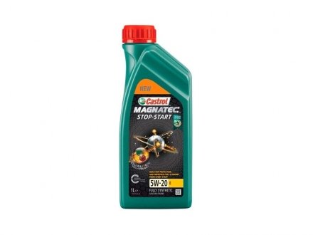 Масло ДВС 5W-20 MAGNATEC STOP-START API SN, ILSAC GF-5, Ford M2C948-B, 1л, синт. CASTROL 15CC52