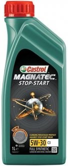 Масло моторн. Magnatec Stop-Start 5W-30 C3 (Канистра 1л) CASTROL 15D611