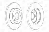 Диск тормозной (кратно 2 шт.) RENAULT SANDERO (08-), CLIO II (98-16), LOGAN I (04-) CHAMPION 561235CH (фото 1)