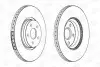 Диск гальмівний передній (кратно 2) Ford C-Max (07-)/Volvo S40 II, V40 CHAMPION 562434CH-1 (фото 1)