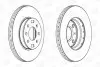 Диск тормозной передний (кратно 2шт.) HYUNDAI ACCENT III Saloon (MC) 05-12, ACCENT IV (RB) 10- CHAMPION 562554CH (фото 1)