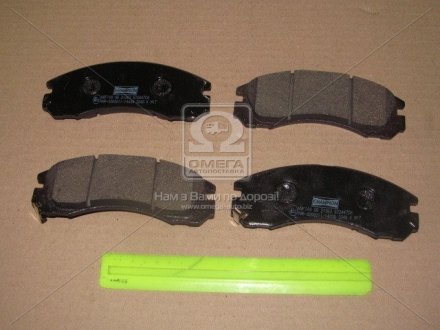 Колодки гальмівні дискові передні Citroen C-CROSSER (VU_, VV_) 07-, C-CROSSER ENTERPRISE (VU_, VV_) 09-|MITSUBISHI ECLIPSE Con CHAMPION 572447CH (фото 1)