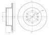 Гальмівний диск задн. Challenger/Galloper/L400/Pajero (95-12) CIFAM 800-464 (фото 1)