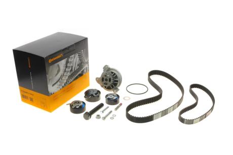 Комплект ГРМ + ТНВД + насос VW LT 2.5SDI/VW T4 2.5 TDI 96-06 (26.4x122z/20.8x81z) (3 ролика+2 ремня) CONTINENTAL CT939WP11PRO