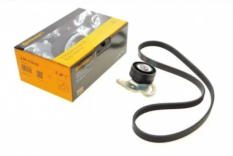 Комплект ременя генератора Renault Clio/Megane/Scenic/Nissan Almera/Micra/Kubistar 1.5 dCi 03- CONTINENTAL 5PK1135K2