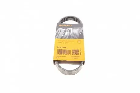 Ремінь поліклиновий CONTINENTAL 5PK491