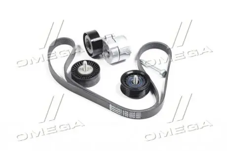 Комплект поликлинового ремня (с роликами) OPEL ASTRA H, ASTRA H GTC, ASTRA H/KOMBI, ZAFIRA B 1.9D 04.04-04.15 CONTINENTAL 6PK1370K1