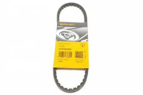 Ремінь генератора клиновий CONTINENTAL AVX10X630
