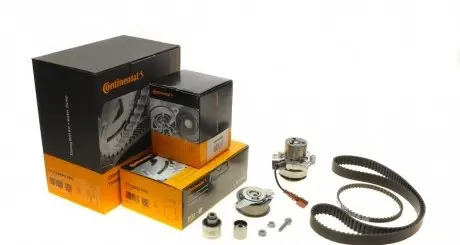 Комплект ГРМ + помпа Audi A3/A4/A5/A6/Q3/VW Caddy/T6 2.0TDI 15-/Golf VII 1.6TDI/2.0TDI 12- (25x145z) CONTINENTAL CT1168WP8PRO