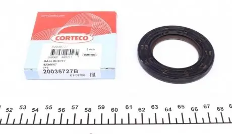 Сальник колінвалу (передній) Citroen Berlingo/Fiat Fiorino 1.4/1.6 96- (42x66x7) CORTECO 20035727B