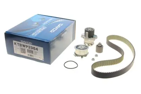 Комплект ГРМ + помпа VW Caddy/VW T5 03- (120x30) DAYCO KTBWP2964