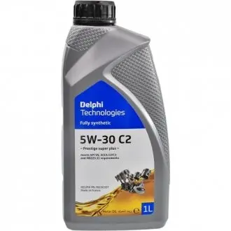 Олива 5W30 Prestige Super Plus C2 (1L) (MB 229.31/PSA B71 2290-2017) Delphi 28236307