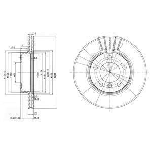 Гальмівний диск Delphi BG2623C