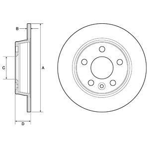 Гальмівний диск Delphi BG3026 (фото 1)