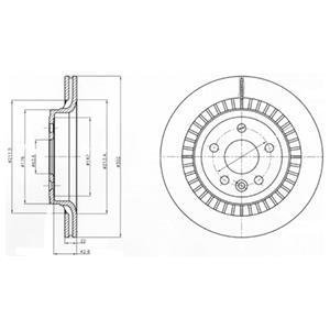 Гальмівний диск Delphi BG4270 (фото 1)